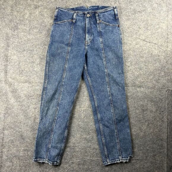 Abercrombie & Fitch Denim - Abercrombie & Fitch Jeans Womens 30/10 Blue Denim Ultra High Rise Mom Jean Pants